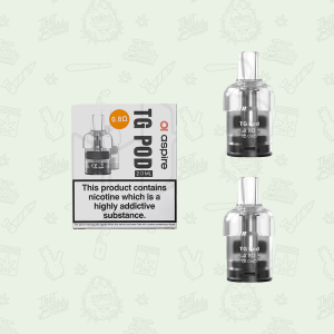 Aspire TG Pod Compatible with Cyber G 2ml Version 0.8 / 1.0 Ohm by Aspire