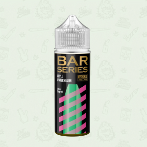 Bar Series GOLD EDITION APPLE WATERMELON 100ml Shortfill 0mg Nicotine
