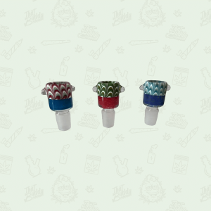 14mm / 18mm Glass Drop-In Bowl Mixed Designs by Unbranded - Headshop