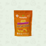 Hempthy CBD CBD Gummies 300mg Bag Vegan Friendly, THC-Free FIZZY SOUR PEACH RINGS by Hempathy