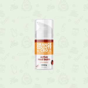 Orange County CBD Active Heat Broad Spectrum CBD Muscle Balm 1000mg / 2000mg CBD 50ml / 100ml Bottle by Orange County CBD