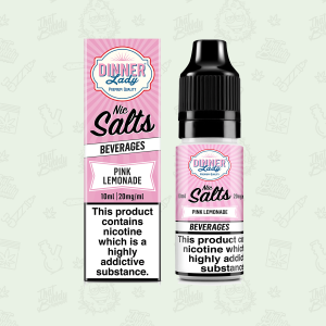 Dinner Lady Nicotine Salts Beverages Range PINK LEMONADE 5mg / 10mg / 20mg Nic Salt by Dinner Lady