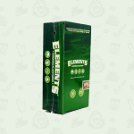 Elements GREEN Single Wide Unrefined Plant Rolling Papers ELESW-GREEN by Elements Papers