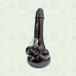 25cm Glass Dong Waterpipe by Unbranded - Headshop