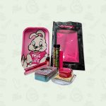 G.ROLLZ Pink Thug Life Banksy Rolling Tray Gift Set LARGE (Medium Tray Size)