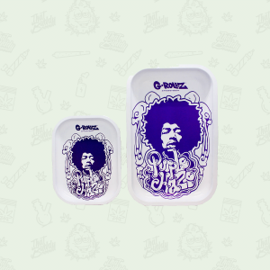 G.ROLLZ G Rollz Metal Rolling Tray PURPLE HAZE JIMI HENDRIX by G.ROLLZ