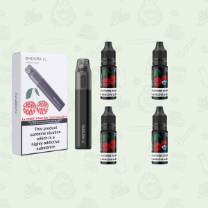 Innokin x Wick Liquor Labs Endura S1 Rechargeable 2ml Disposable + FREE 10ml Cherry Good Cherry Nice Nicotine Salts 10mg Nic Salt by Innokin