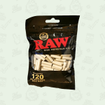 RAW BLACK XL Filter Tips 6mm x 20mm Bag of 120 Tips RAWBLKF-XL120 by RAW