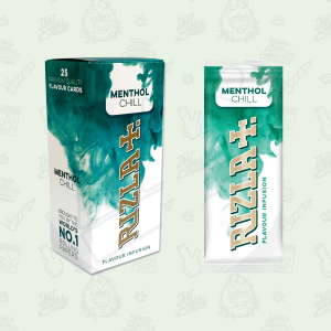 Rizla Cigarette / Tobacco Flavour Infusion Cards Display Pack of 25 Cards MENTHOL CHILL RIZFC-MENCHILL by Rizla