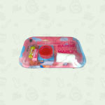 SMOKE ARSENAL Lola Buddy Pink Metal Rolling Tray Small Gift Set